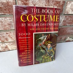 The Book of Costume Millia Davenport 0517037165 Vintage Hardcover 1976