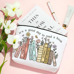 Book Lover Gift Set 16 oz Glass Cup Candle Socks Bookmark For Readers