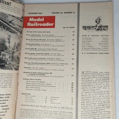 Model Railroad 1957 And Railroad Model 1958, 1975 – Lot Of 4 Magazines