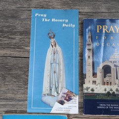 Lot of 10 Vintage Catholic Prayer Books Rosary Companion Marian Devotional Set