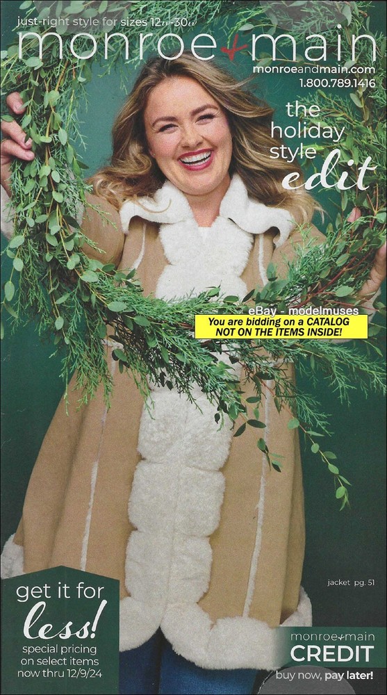 MONROE & MAIN Women’s Fashion & Accessories CATALOG Holiday 2024 – 52 Pages