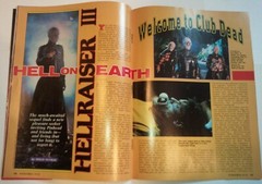 Fangoria #110 March 1992 Hellraiser Cvr Split Second Addams Family Naked Lunch