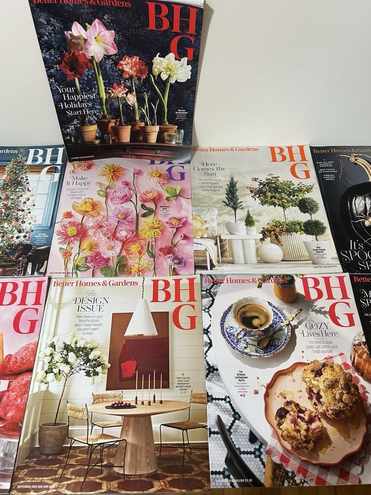 Better Homes And Gardens Magazine Lot Set Of 11 From 2023-2025