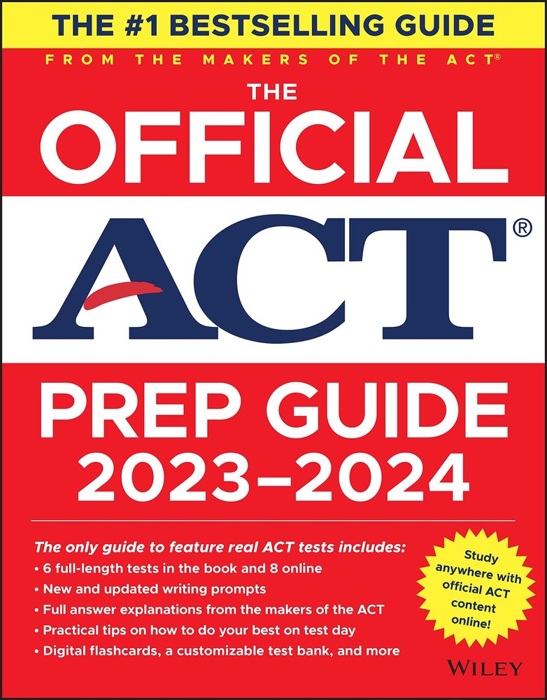 The Official ACT Prep Guide 2023-2024: Book + 8 Practice Tests + 400 Digital…
