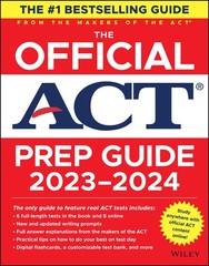 The Official ACT Prep Guide 2023-2024: Book + 8 Practice Tests + 400 Digital…