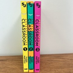Assassination Classroom Manga Lot Vol 1-3 Yusei Matsui Viz Media Paperback Set