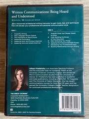 Great Courses Written Communications Being Heard Understood DVD Book NEW SEALED