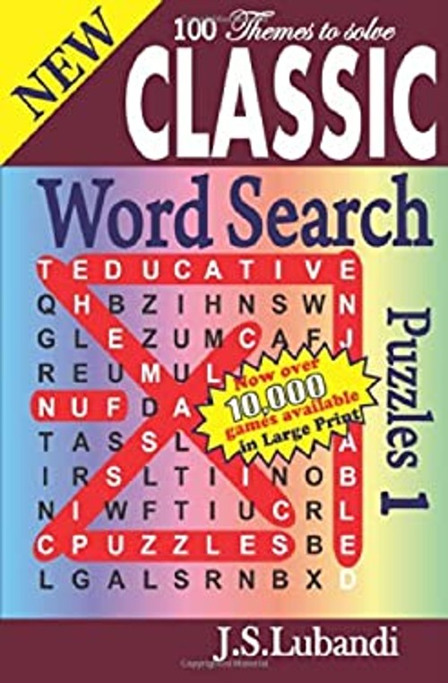 New Classic Word Search Puzzles Paperback J. Lubandi