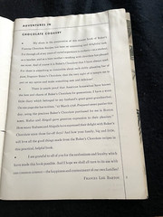 Vintage Bakers Famous Chocolate Recipes 1936 Cookbook
