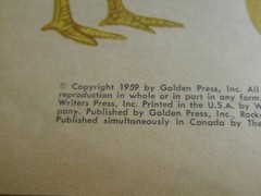 Little Golden Book Books Colors With Wheel 1959 #A28 First Edition “A”