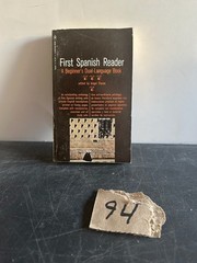First Spanish Reader Angel Flores 1964 4th Printing Dual-Language Bantam Book