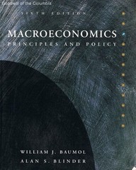 Macroeconomics: Principles and Policy (The Dryden Press Series in Economics)