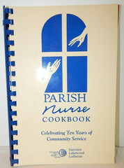 Parish House Nurse Cookbook Fairview Lakewood Lutheran Cleveland Clinic 1990