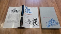 The Roar of the Crowd W. R. Burnett HC DJ Sports Baseball Potter 1964 1st First