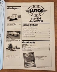 Hemmings Special Interest Autos #106 August 1988 – Cadillac V-16 vs Marmon V-16