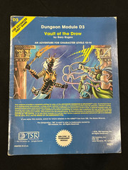 Vintage Advanced Dungeons & Dragons Module D3: Vault of the Drow AD&D TSR9021