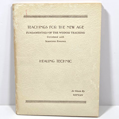Rare 1946 Vitvan HEALING TECHNIC 1st Edition Denver Printing Gnostic Occult Vtg
