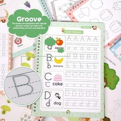 Magic Ink Reusable Handwriting Copybooks – 4-in-1 for Kids Skill Development
