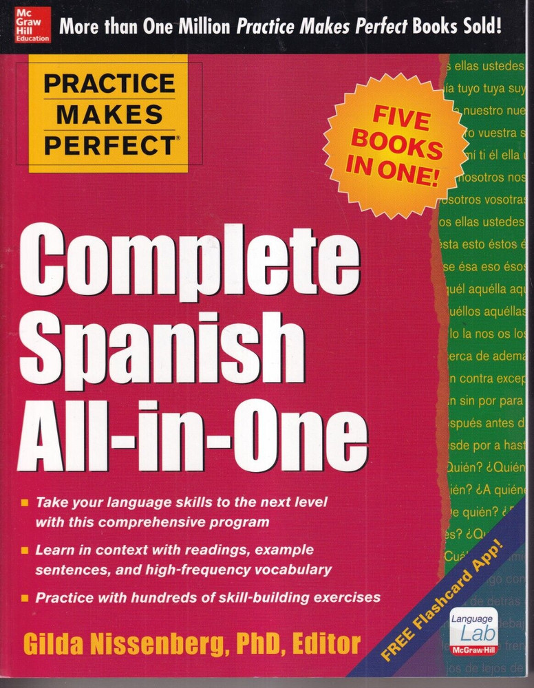 COMPLETE SPANISH ALL-IN-ONE by Gilda Nissenberg (2013 Softcover){B4}