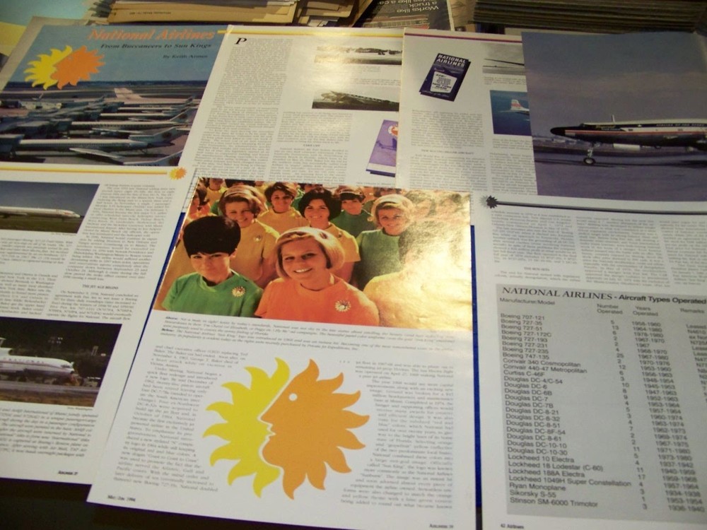 1994: NATIONAL AIRLINES “BUCCANEERS TO SUN KINGS” HISTORY/PHOTOS/DETAILS (784RR)