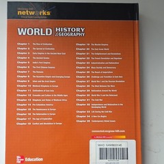 McGraw-Hill Networks World History & Geography Student Edition HC 2014 MS/HS