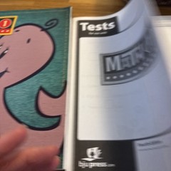 Math 1 Student Edition Textbook (4th Edition) BJU Press Tests Reviews & Worktext