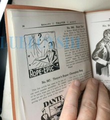 1940’s Thayers studio of Magic Catalog No9 Volume 2 Rusted Staples loose pages