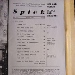 Spick Vintage Magazines Non Full Nudity issues number 225
