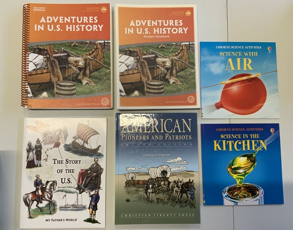 My Father’s World Adventures In U.S. History Teacher Manual, Student Pages, MORE