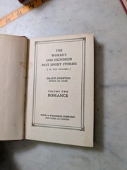 1927 The World’s 100 Best Short Stories Funk & Wagnalls 10 Vol Complete Book Set