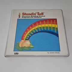 VTG 12 Standin Tall Paperback Book Audio Cassette Lot Complete Set Janeen Brady