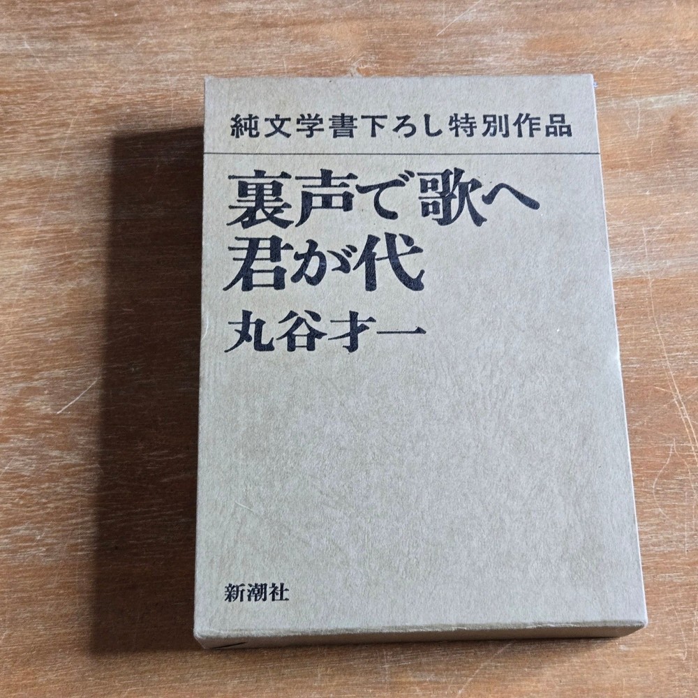 Shinchosha Saiichi Maruya Hardcover Japanese Novel Hardcover Book