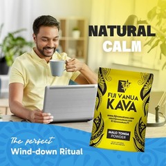 Premium Kava Root Powder – Medium Grind, Easy to Prepare, Smooth & Creamy, 8oz
