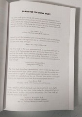 THE CHINA STUDY by T. Colin Campbell, PhD. PLANT BASED VEGAN Diet Weight Loss pb
