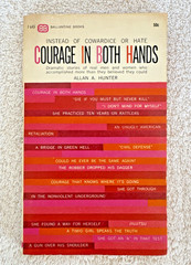 VTG COURAGE IN BOTH HANDS by Allan A. Hunter Ballantine Books 1962 Paperback PB