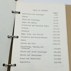 Mulford Evangelical Free Church Cookbook Muscatine Iowa Binder Bound 238 Pages