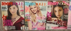 Teen Vogue Fashion Model Y2K Music Runway Magazine Lot Girls catalog Ad 2012
