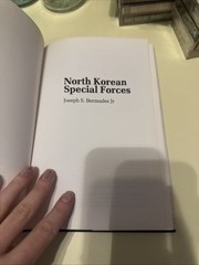 1988 FIRST EDITION NORTH KOREAN SPECIAL FORCES JOSEPH S. BERMUDEZ JR WAR BOOK L7
