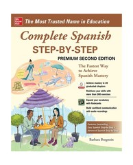 Complete Spanish Step-by-Step, Premium Second Edition Fast Ship