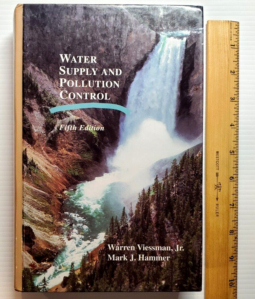 Water Supply and Pollution Control Viessman Hammer Fifth Edition Hardcover Book