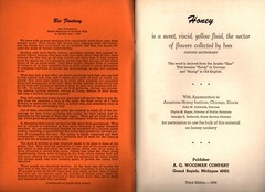 1970 Honey Cookery Recipe Cookbook 9″ x 6″ 16 Pages