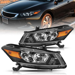 BRYGHT Headlight Assembly Replacement for 2008-2012 Honda Accord Coupe 2-Door OE