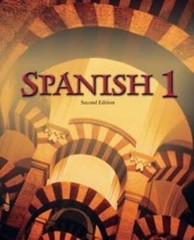 Spanish 1 Student Text (Spanish Edition) – Paperback – GOOD