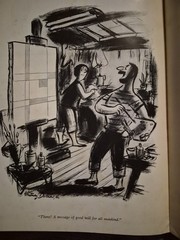 The New Yorker 1950-1955 Album Hardcover 1955 1st Edition Vintage Cartoon Book