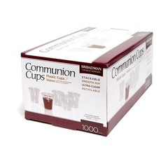 BROADMAN CHURCH SUPPLIES Plastic, Disposable, Recyclable 0.7 Ounces, Clear