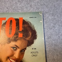 Vintage 1962 Gusto! Magazine No. 2 Men’s Interest Black Nylon Issue! Cheesecake