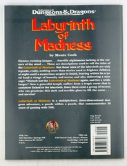 Labyrinth of Madness (AD&D Fantasy Roleplaying Adventure) by Monte Cook (1995-07
