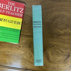 1953 Berlitz Self-Teacher Portuguese Hardcover Dust Jacket Language Course