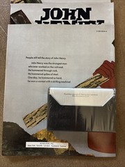 Lot 3 John Henry : An American Legend by Ezra Jack Keats 1965 W/sealed Cassette