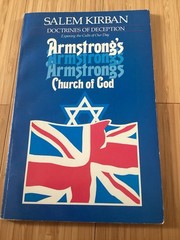 Salem Kirban Doctrines Of Deception Armstrong’s Church Of God Paperback